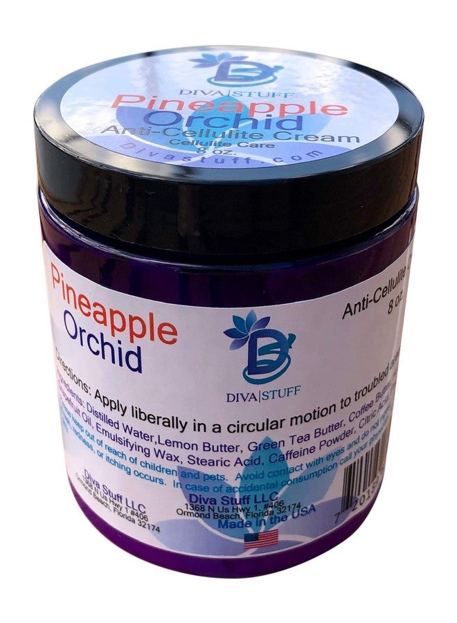 Diva Stuff Pineapple Orchid Anti Cellulite Cream, 8 oz, by Kym's Diva Stuff - Image 1